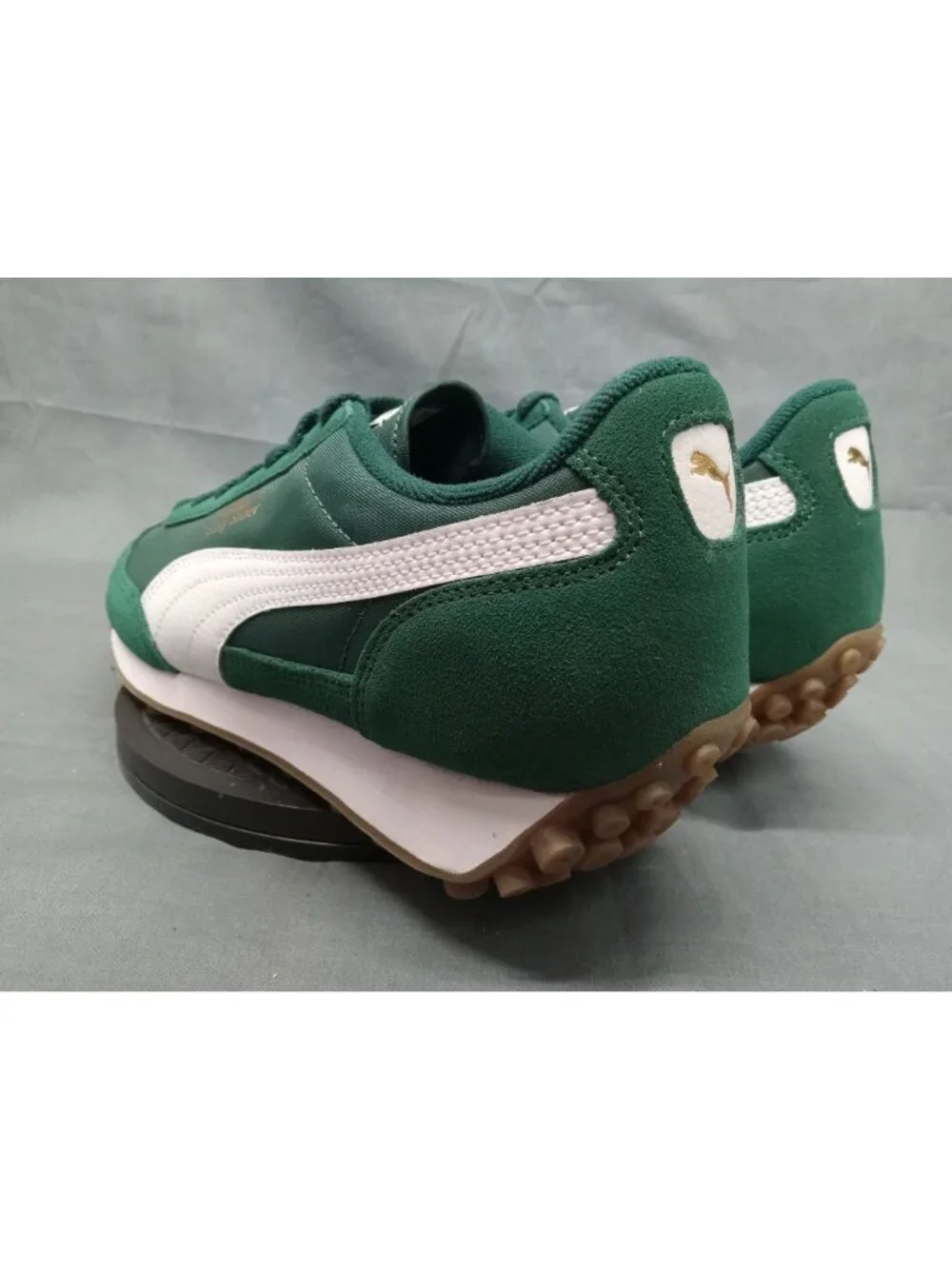 Puma Easy Rider Vintage Jr (GS) Dark Myrtle Green Puma Boys Size 7 NEW NO BOX!